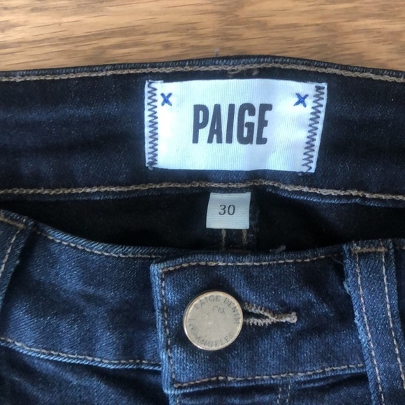PAIGE | Hoxton Ultra Skinny dark wash jeans - Picture 3 of 8